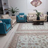 مبل۷نفره،جلو مبلی و دستک پرده