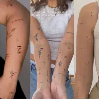 مدل تاتو بدن مینیمال به سلیقه ی مشتری(بانوان)|خدمات آرایشگری و زیبایی|آستانه اشرفیه, |دیوار