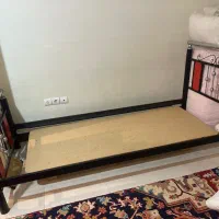 تخت فلزی وتشک رویا 2 تمیزوسالم ویک جک تخت تاشو|تخت و سرویس خواب|کرج, فاز ۳ گوهردشت|دیوار