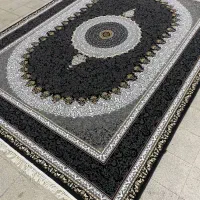 فرش ماهان ۱۲۰۰شانه نخ اکرولیک/کد۴۰۴۰طوسی|فرش|شیراز, لاله|دیوار