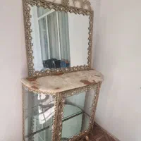 اینه شمعدان برنز