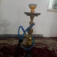 قلیان برنجی قدیمی رضا ترک اصل