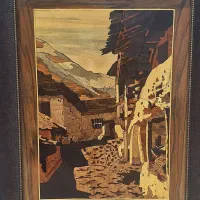 معرق چوب ( تکنیک تفکیک رنگ)