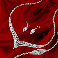 سرویس‌ نقره‌ طرح‌جواهر‌ با تضمین کیفیت عالی.|جواهرات|مشهد, آزادشهر|دیوار