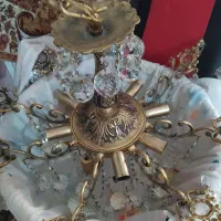 ۲ عدد لوستر بدنه فلزی