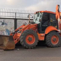 جذب راننده بیل بکهو لودر چرخ بزرگ در رشت