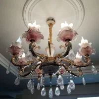 لوستر ۸ شاخه وارداتی