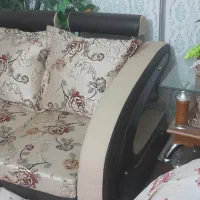 مبل راحتی ۸نفره دور چرمی و پارچه ی برجسته ی اعلاء|مبلمان خانگی و میز عسلی|شاهین دژ, |دیوار