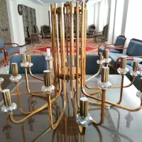 لوستر طلایی شیک و نو