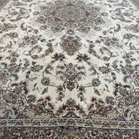 فرش فرهنگیان/۱تخته فرش ۱۲ متری کرم طرح۷۰۰شانه