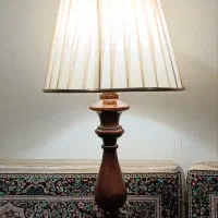 آباژور چوبی شمعدانی چوبی