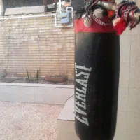 کیسه بوکس 120cm و دستکش گرین هیل نو