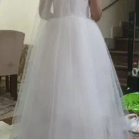 لباس عروس کاملا سالم و شیفون عروس|لباس|رشت, قاسمیه|دیوار