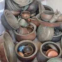 ظروف مسی قدیمی عتیقه