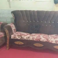 مبل ۷نفره  راحتی تمیز با ۳تا میز عسلی