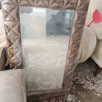 باسلام میز آینه وتخت خواب و یخچال|تخت و سرویس خواب|یزدان شهر, |دیوار