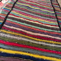 قالیچه دست بافت یا گلیم پارچه ای یا پالاس|گلیم، جاجیم، گبه|مشهد, نوده|دیوار