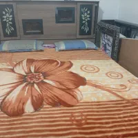 تخت دو نفره لایت چراغ خواب دار|تخت و سرویس خواب|تهران, آذربایجان|دیوار