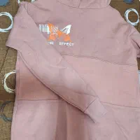 هودی خز دار و کلاه دار صورتی خوش رنگ|لباس|رشت, شهرک قدس|دیوار