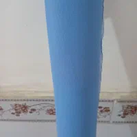پارچه حریر ملانژ عرض 150 آبی رنگ