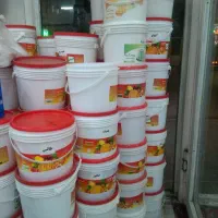 سطل پلاستیکی سه کیلو  درب دار