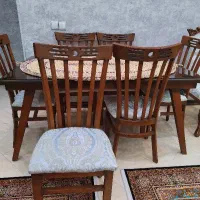 میز غذاخوری ۶نفره تمام چوب|میز و صندلی غذاخوری|کرج, شاهینویلا|دیوار