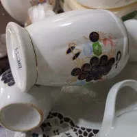 ۲عدد گلدون قدیمی وپارچ لیلی و|صنایع دستی و سایر لوازم تزئینی|قم, چهار مردان|دیوار