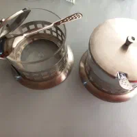 جاشکری انگار استیل سالم همراه با قاشق