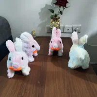 خرگوش چراغدار باتری خور ترند بچه اسباب بازی سرگرمی