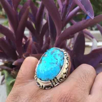 انگشتر فیروزه رکاب نقره دستساز