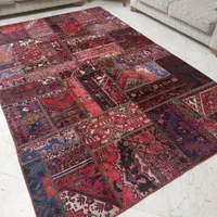 فرش دستباف چهلتکه (کلاژفرش) فرشته