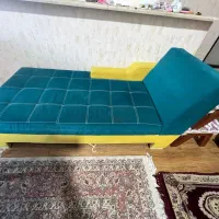 مبل هفت نفره شرکتی سالم و تمیز بهمراه دو عدد لوستر|مبلمان خانگی و میز عسلی|رشت, کاکتوس|دیوار