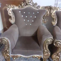 فروش یک دست مبل سلطنتی همراه با سرویس ناهار خوری|مبلمان خانگی و میز عسلی|دامغان, |دیوار