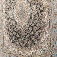 دوتافرش12متری و6 متری1200شانه تافته  سرمه ای