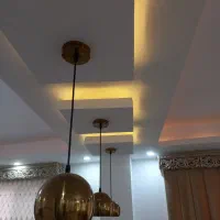 لوستر سه شعله برنزی