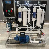 تصفیه آب نیمه صنعتی تولید 6000 هزار لیتر