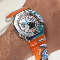 ساعت جیشاکGM2100قاب فلزی گرافیتی موتور ژاپن تایلند