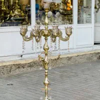 لوستر کنار سالنی ۹ شاخه برنز