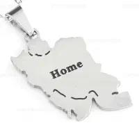 پلاک گردنبند طرح (ایران) استیل ضمانت مادام العمر