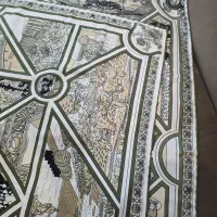 روسری ساتن دور دوزی شده قیمت ۱۵۰|لباس|سمنان, |دیوار