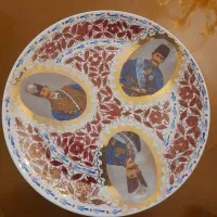 بشقاب ناصر الدین شاه قاجار