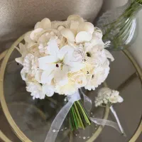دسته گل عروس گل مصنوعی بهاره|گل مصنوعی|اصفهان, نقش جهان|دیوار