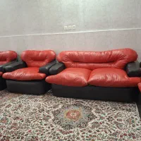 مبل چرم در حد نو|مبلمان اداری|قم, مسجد امام حسن|دیوار