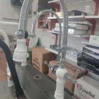 فروش شیر ظرفشویی سفید کروم معاوضه عالی