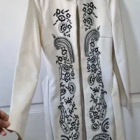 مانتو گلدوزی شده کار دست بسیار با کیفیت