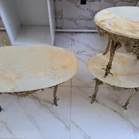 میز جلو مبلی برنجی|مبلمان خانگی و میز عسلی|تبریز, |دیوار