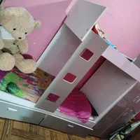 تخت دو طبقه کمد دار. کشو دار و شلف دار|تخت و سرویس خواب|اصفهان, لاله|دیوار