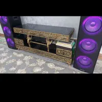سه چرخ.بوفه.زیر تلویزیون.آینه شمعدان