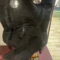 چکمه نو زنانه سایز ۳۸ جنس جیر.  نوی نو|کیف، کفش، کمربند|شاهین‌شهر, فدک|دیوار