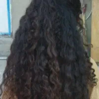 موی طبیعی خام ورنگی